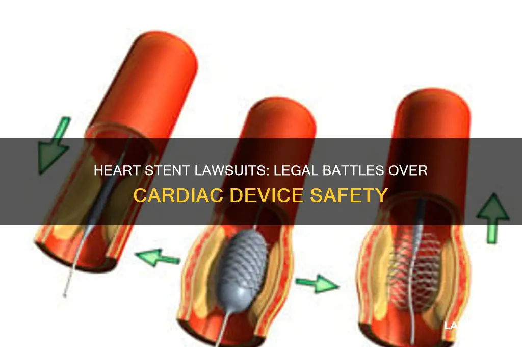 are there any law suits aganist heart stents