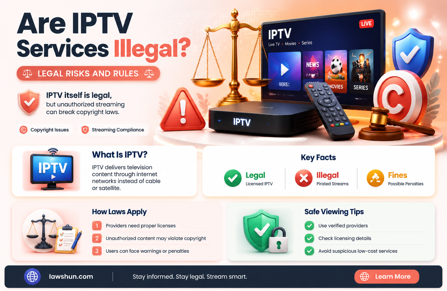 are there any laws against iptv