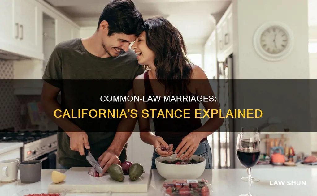 are there common-law marriages in ca