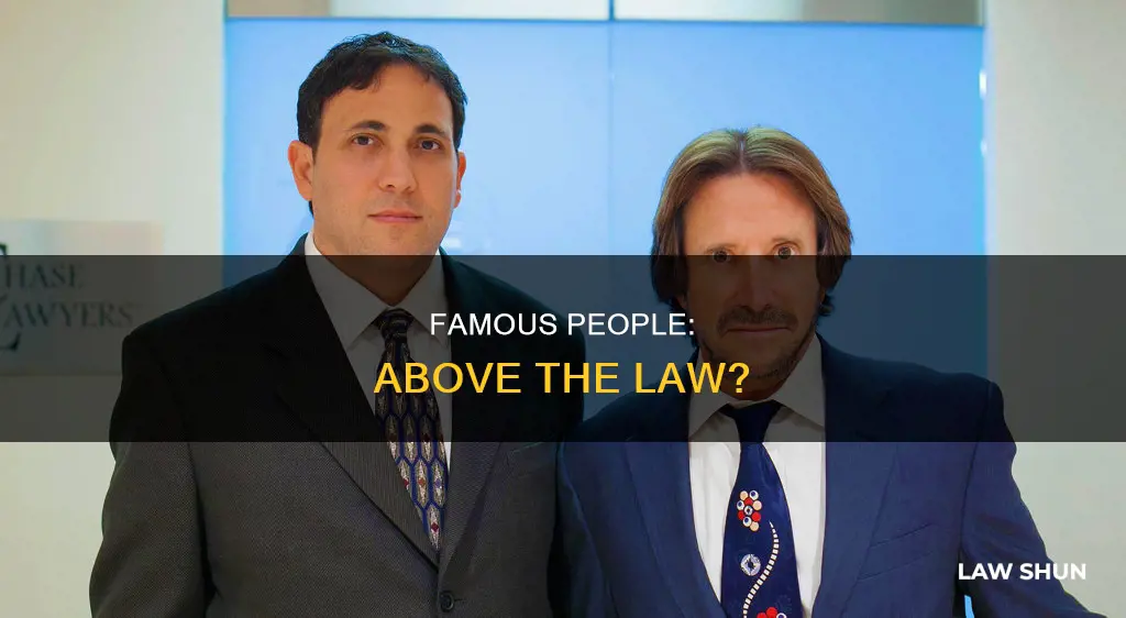 are there different laws for famous people