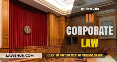 Exploring Career Opportunities in Corporate Law: Are There Jobs Available?