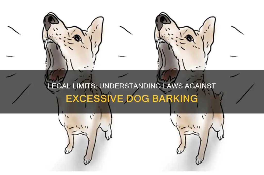 are there laws against barking dogs