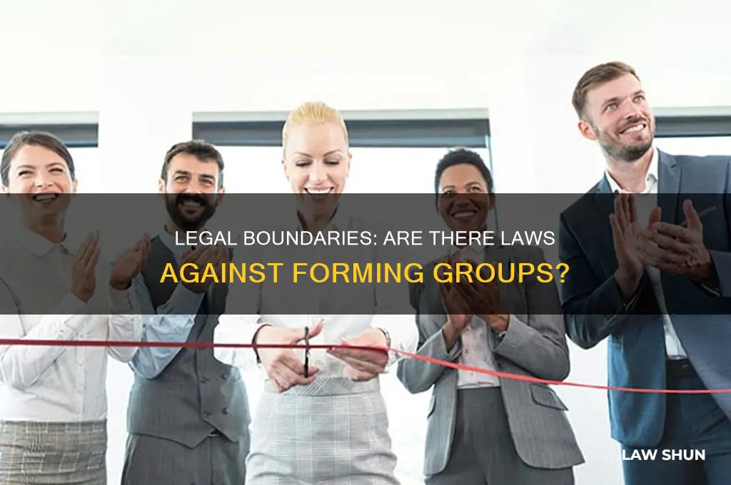 are there laws against forming groups