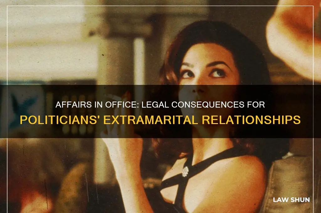 are there laws against having an affair while in office