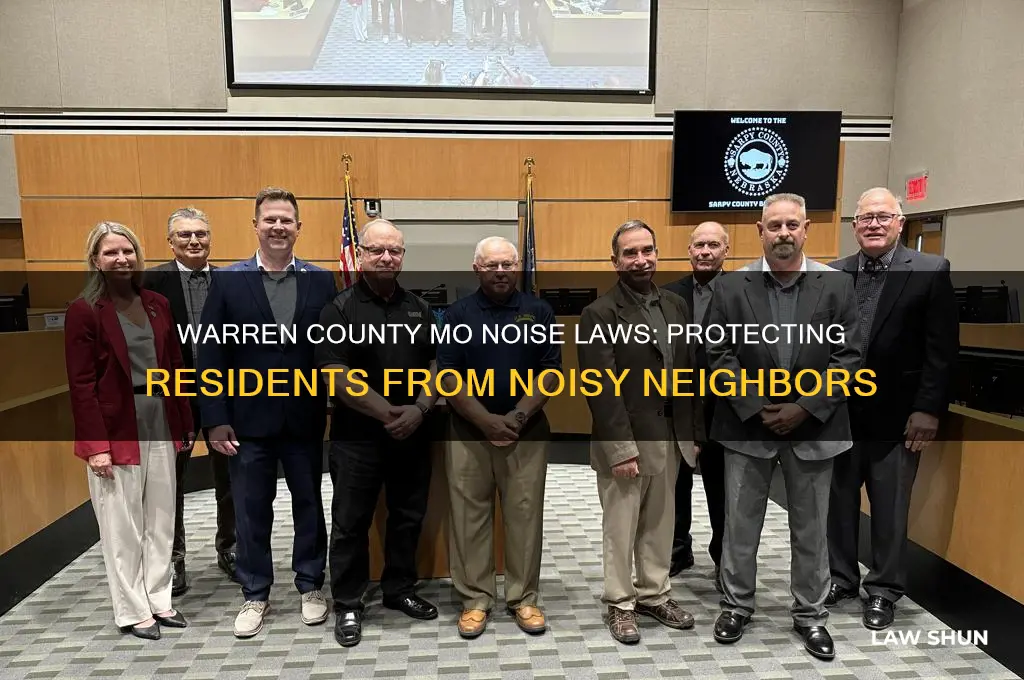are there laws against noisey neighbors in warren county mo