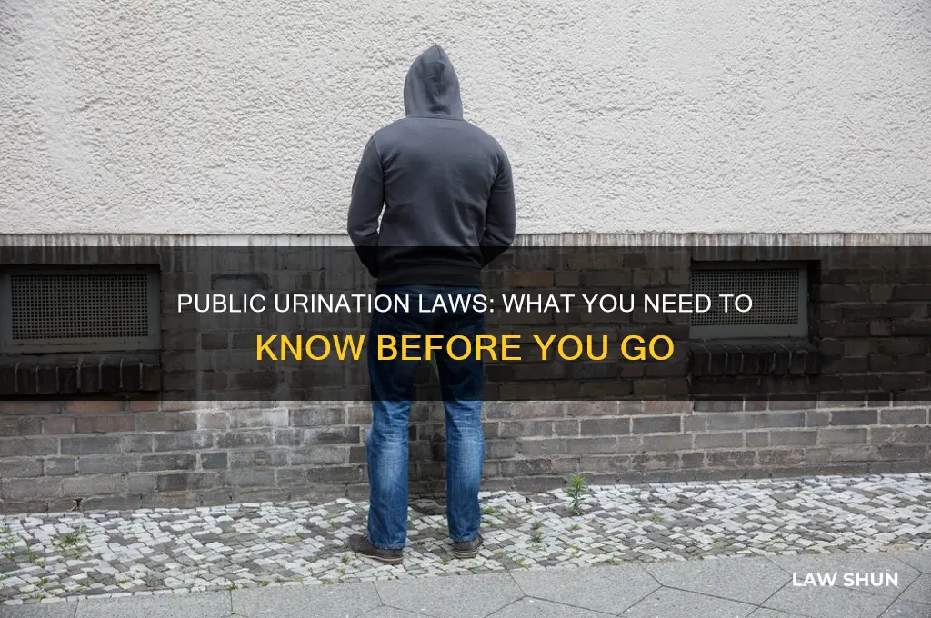 are there laws against peeing outside