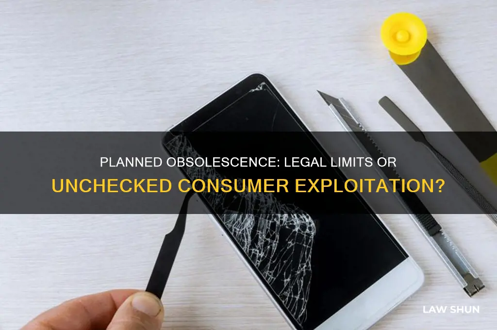 are there laws against planned obsolescence