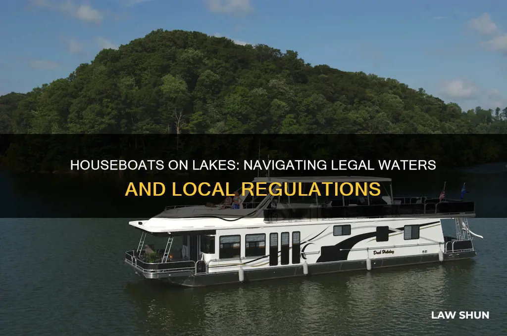 are there laws against putting house boats on a lake