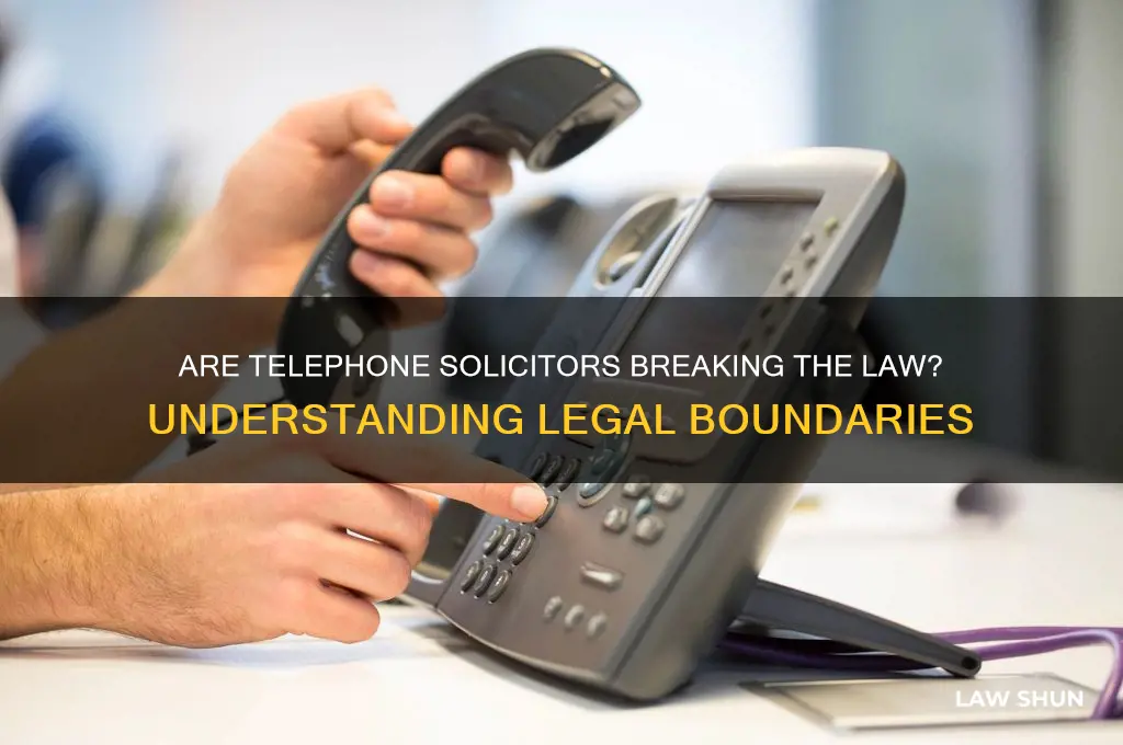 are there laws against telephone solicitors