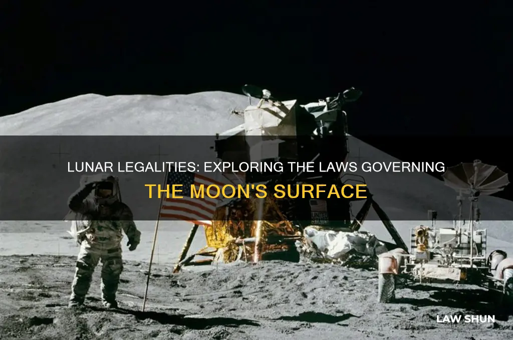 are there laws on the moon
