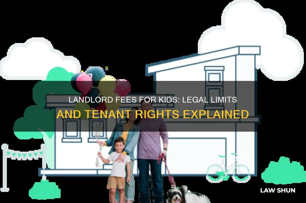 are there laws prohibiting landlords from charging fees for kids
