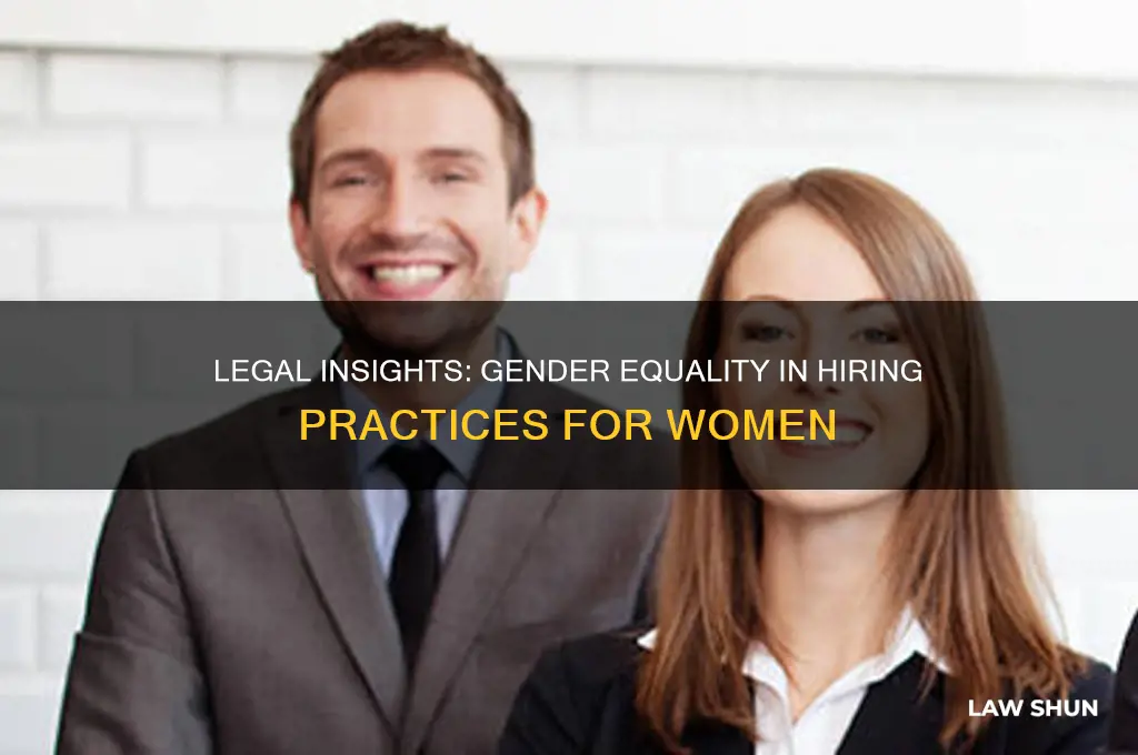 are there laws regarding hiring women