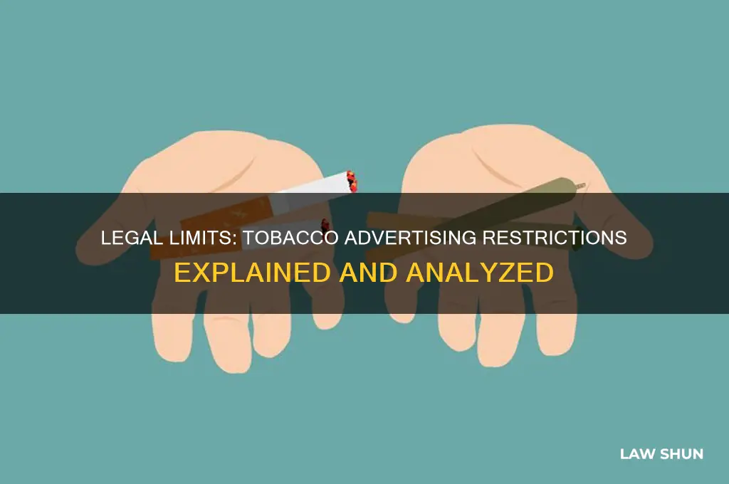 are there laws restricting tobacco advertisements