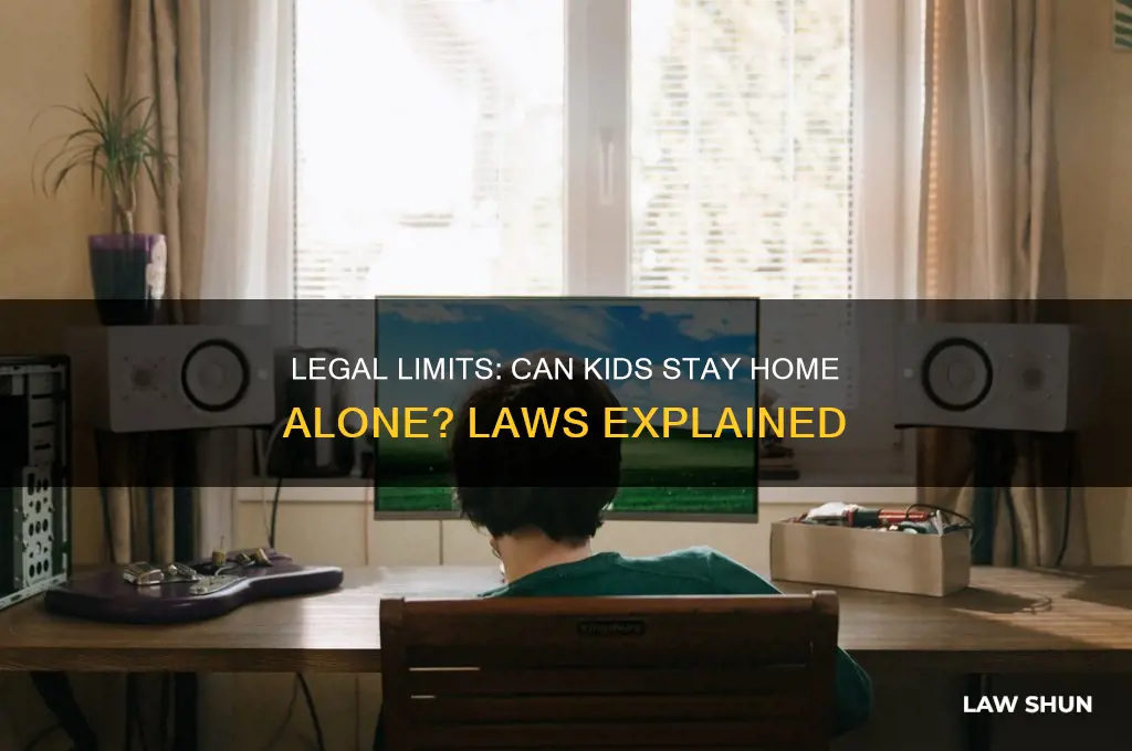 are there laws that preavent kids from staying home alon