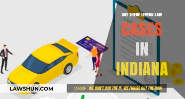 Lemon Law Cases: Indiana's Legal Landscape