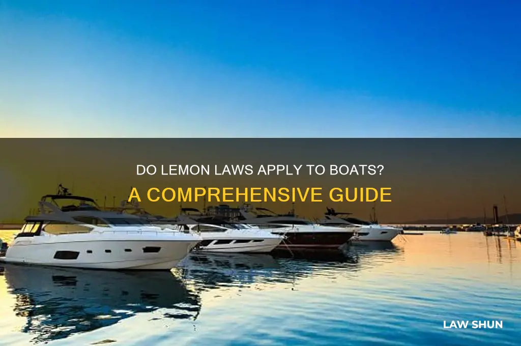 are there lemon laws for boats