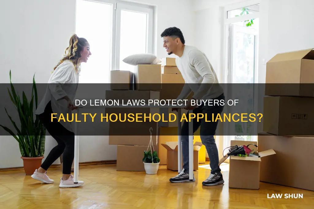 are there lemon laws regarding househole appliances