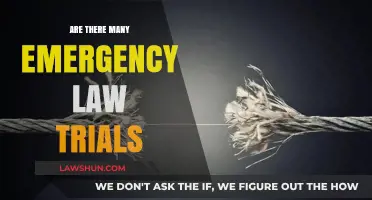 Emergency Law Trials: Frequency, Impact, and Legal Implications Explored