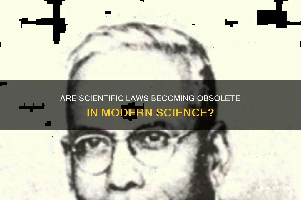 are there no longer scientific laws