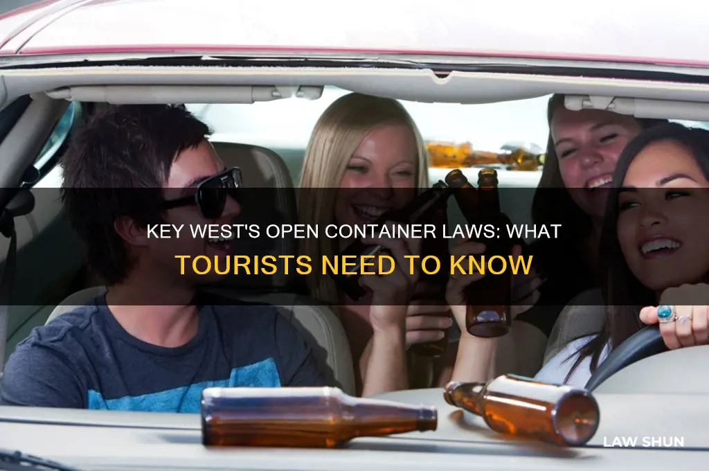 are there open container laws in key west