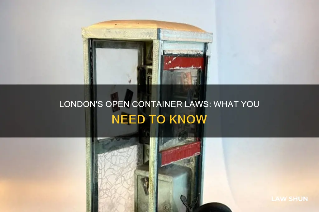 are there open container laws in london