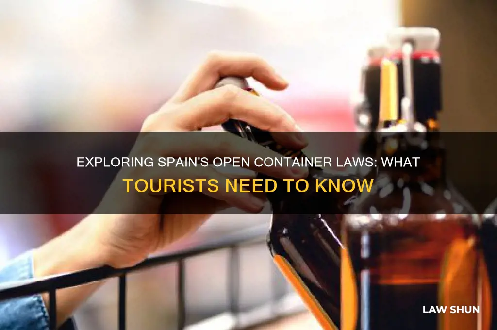 are there open container laws in spain