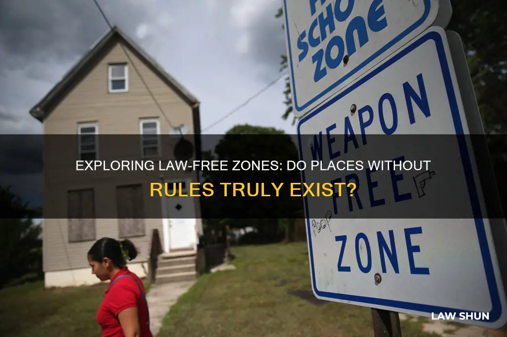 are there places with no laws