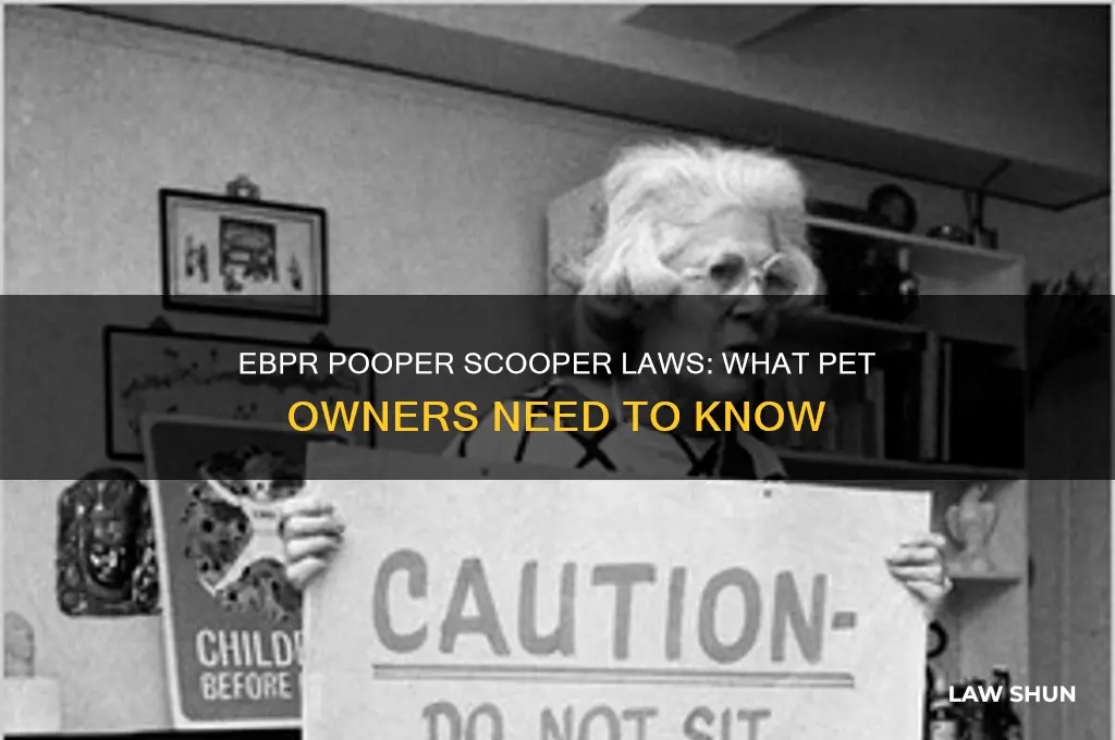 are there pooper scooper laws ebrp