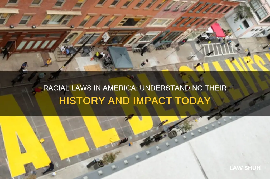 are there racial laws in america