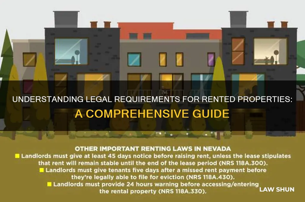 are there specific laws on rentrd property