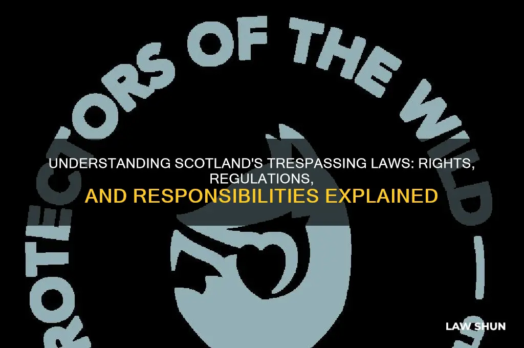 are there trespassing laws in scotland