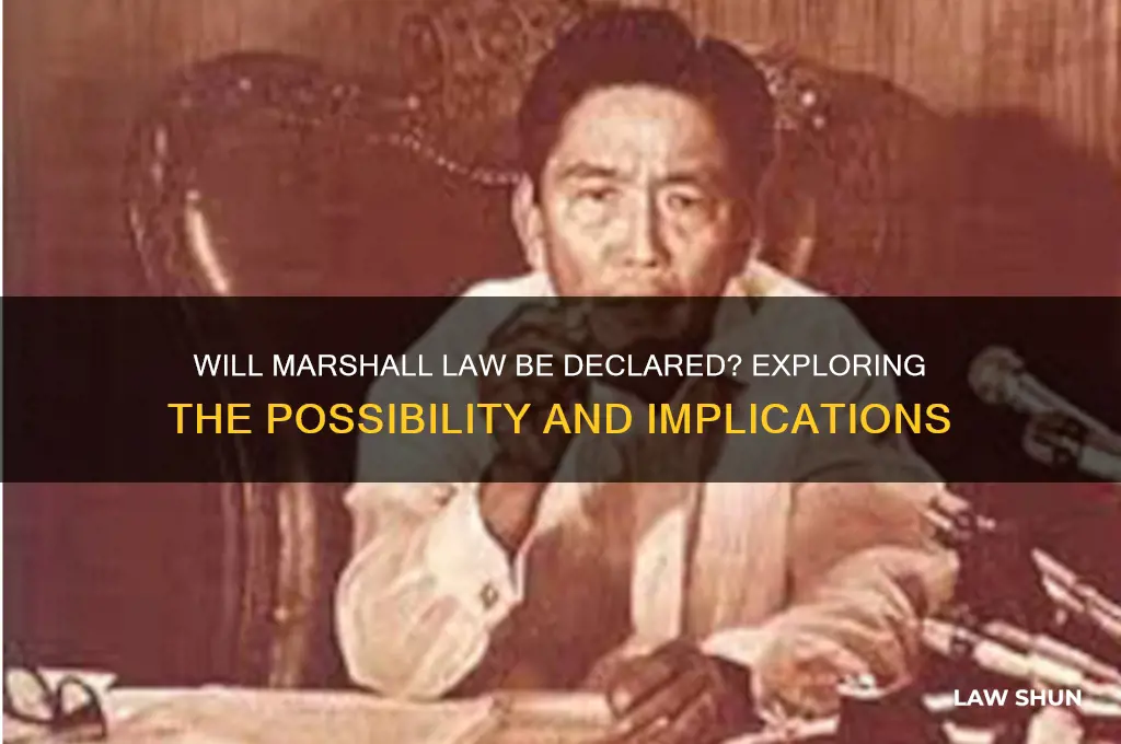 are they gonna declare marshall law