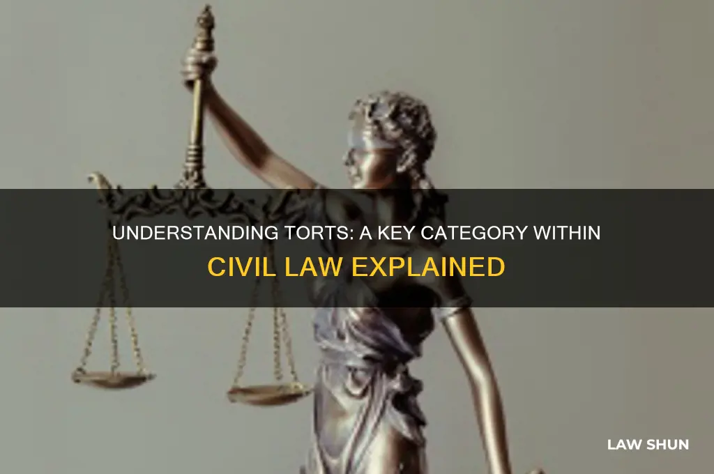 are torts a category of civil law