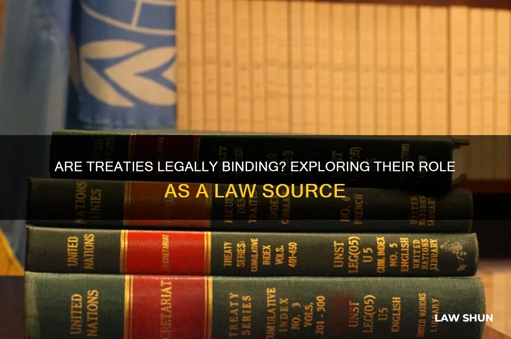 are treaties a source of law