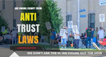Unions: Antitrust Laws and Exemptions