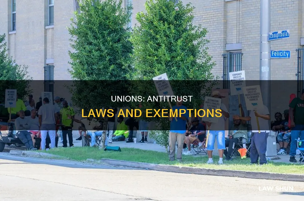 are unions exempt from anti trust laws