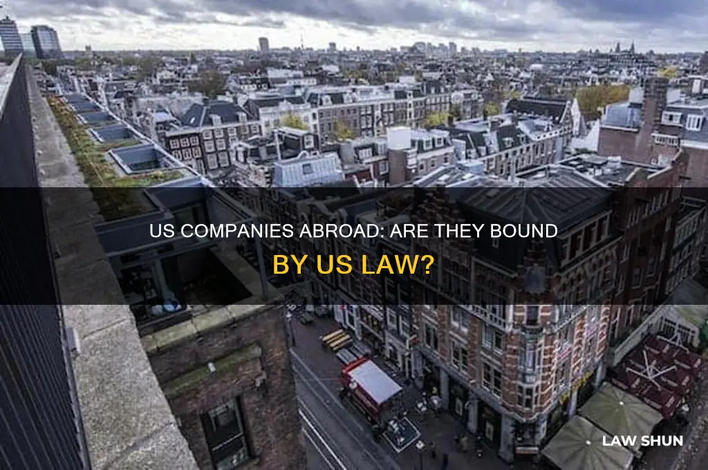 are us companies held to us law in other countries