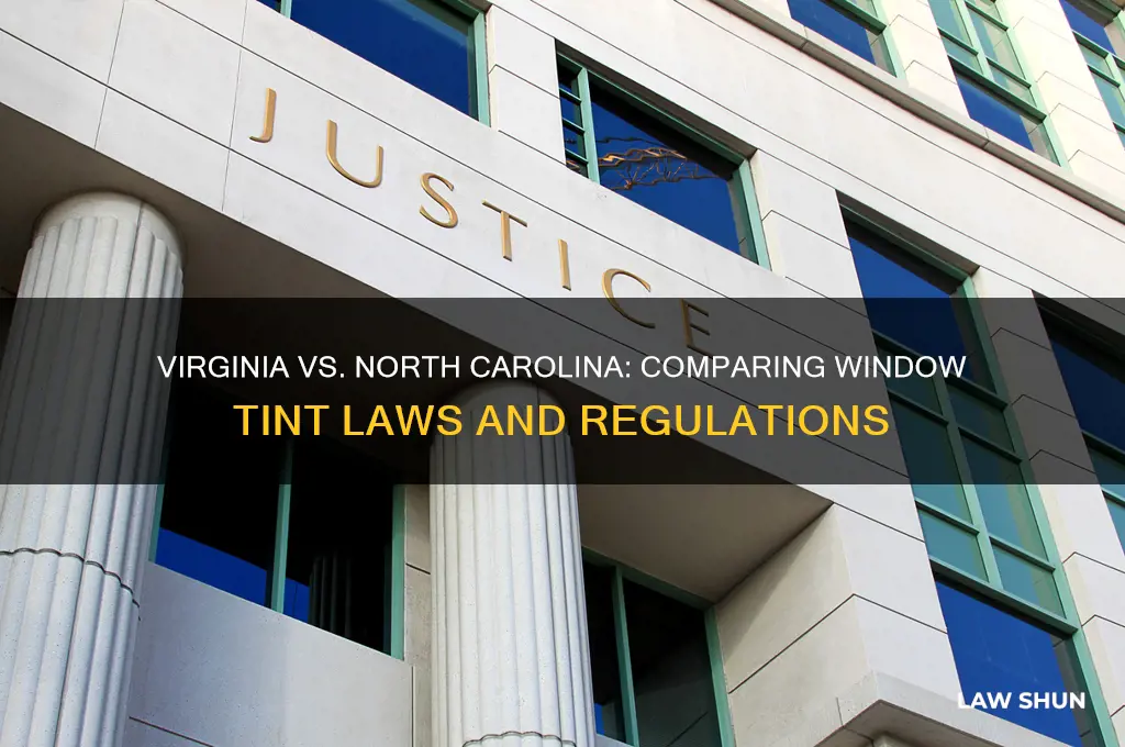 are virginia and north carolina window tint laws the same