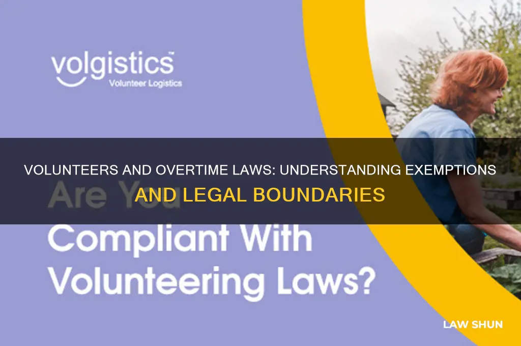 are volunteers exempt from overtime laws
