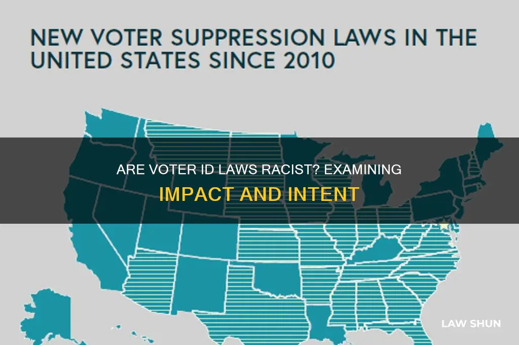 are voter id laws racivt