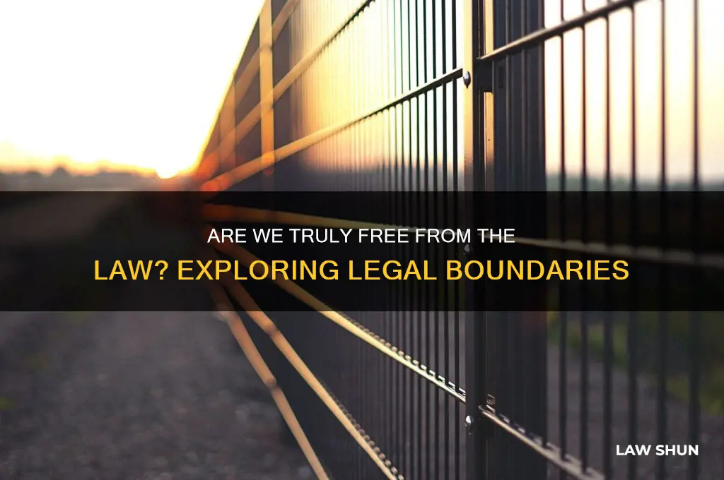 are we free from the law