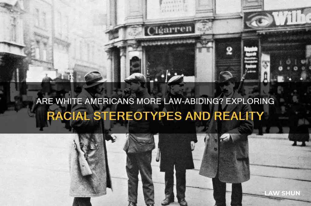 are white americans more law abiding