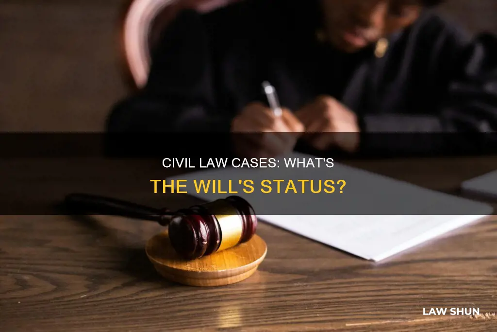 are will considered civil law cases