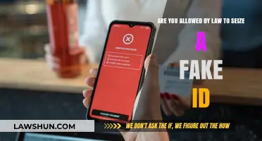 Legal Consequences of Seizing a Fake ID: What You Need to Know