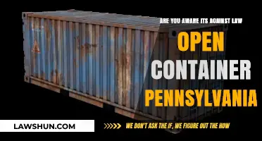 Open Container Laws in Pennsylvania: What You Need to Know