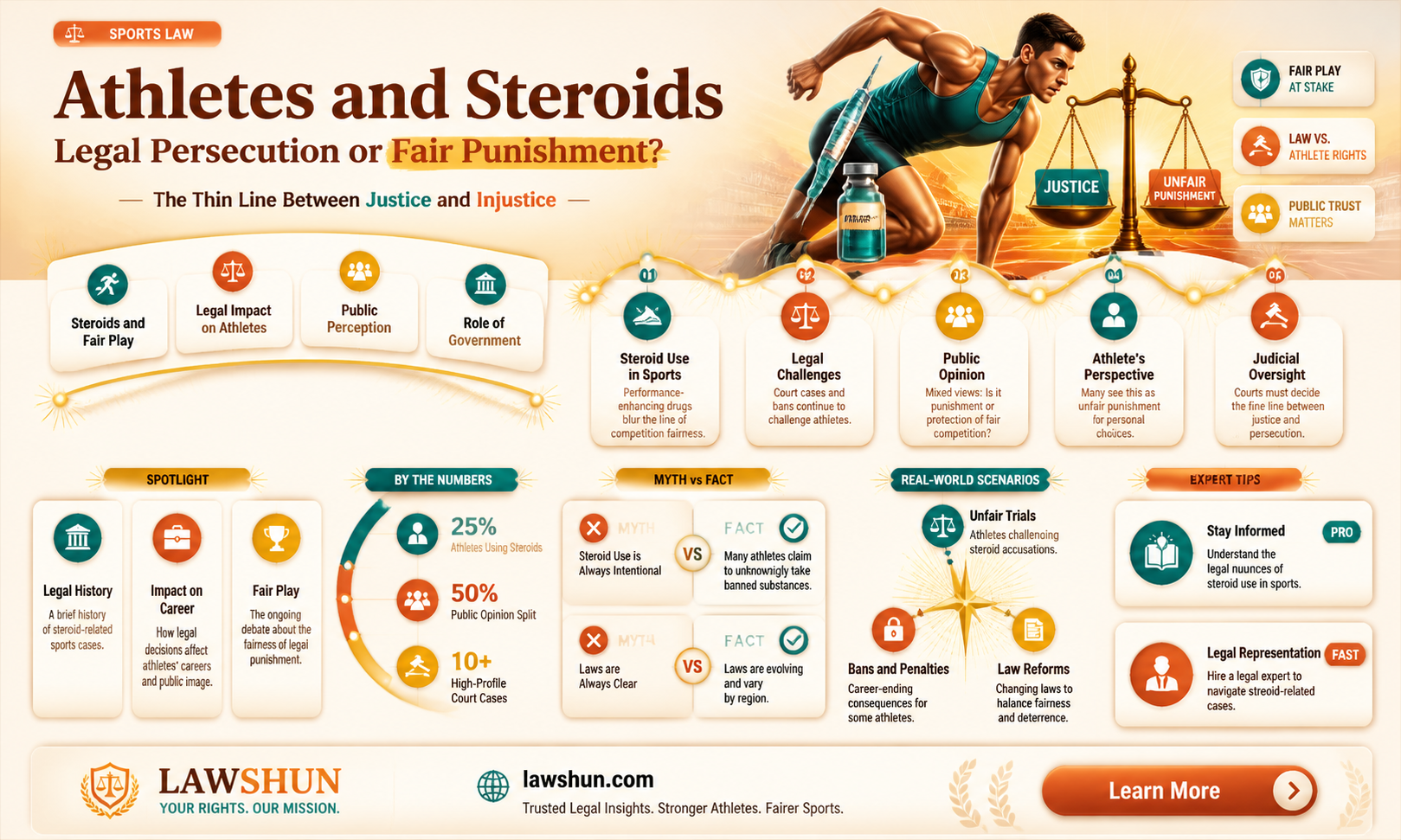are athletes persecuted by the law if they take steroids