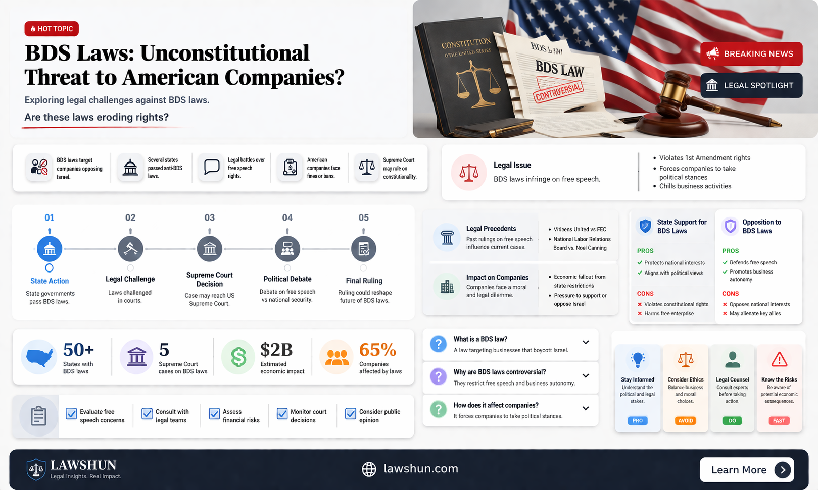 are bds laws against american companies constitutional