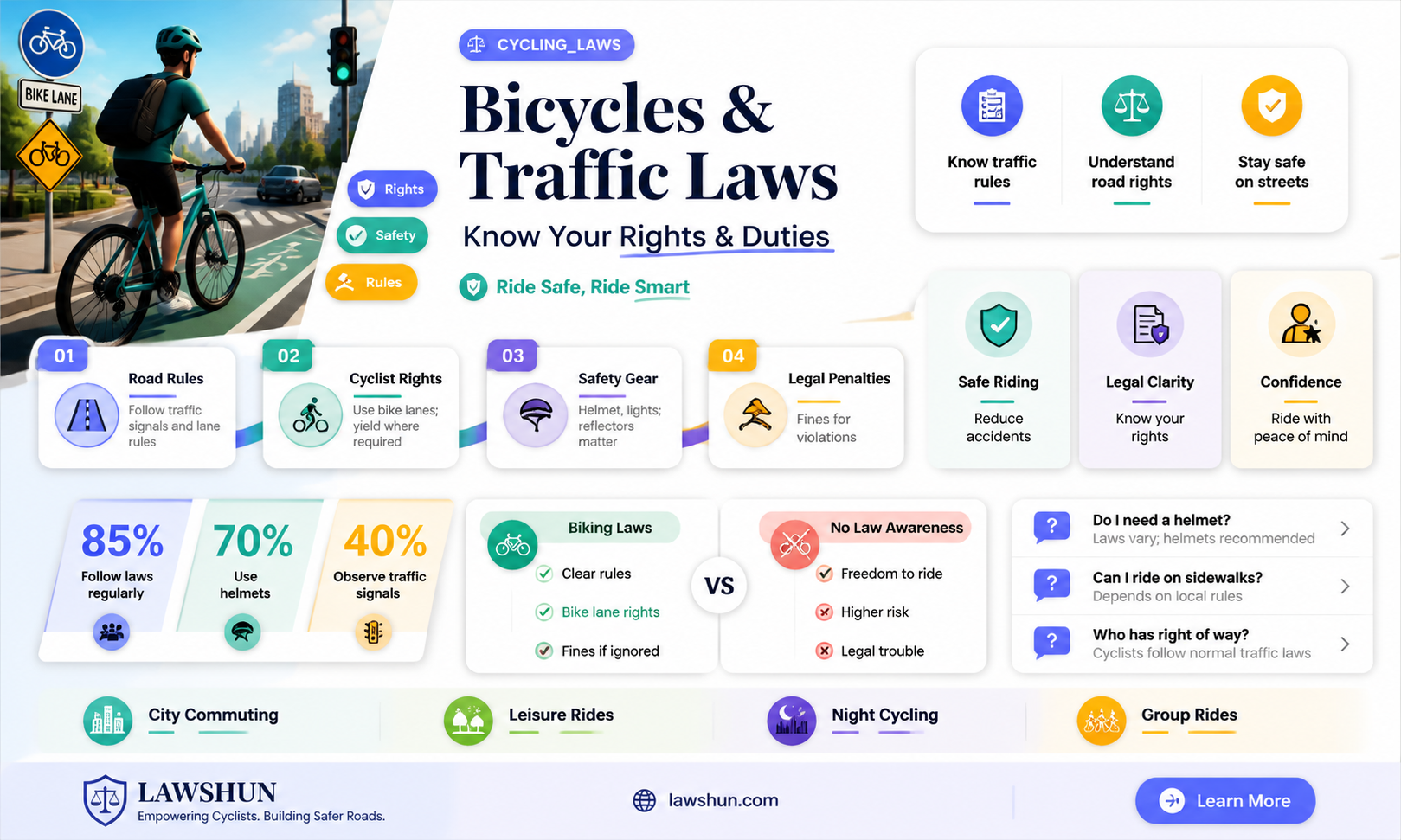 are bikes subjected to traffic law