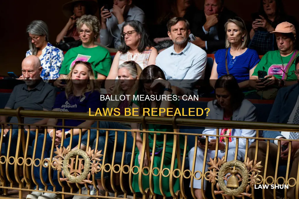 can a ballot measure law be repealed