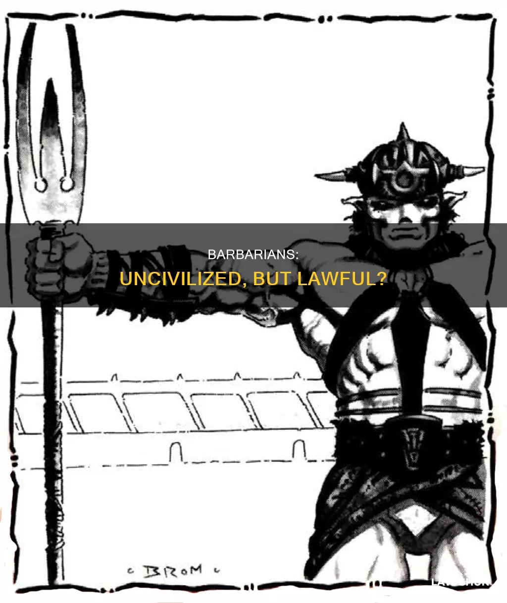 can a barbarian be lawful 5e